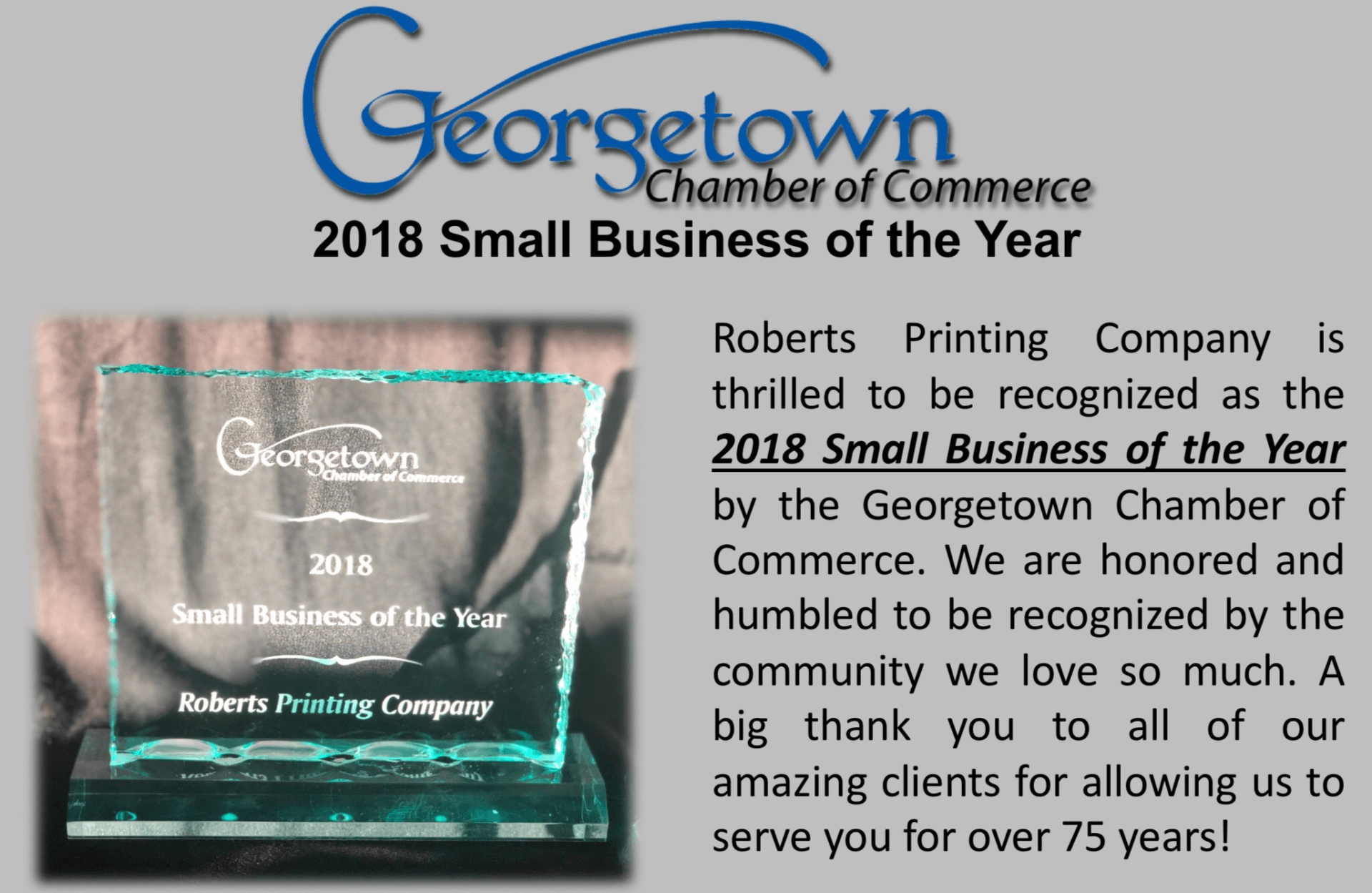 Roberts Printing Company Full Service Printing & Design TX