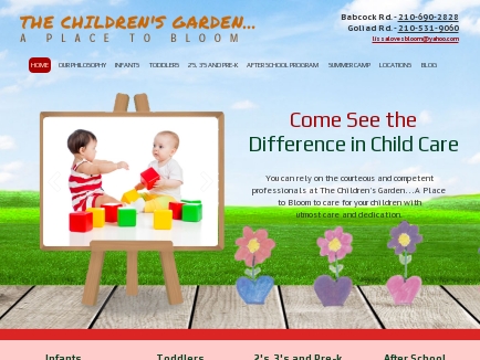 The Children's Garden…A Place to Bloom | Childcare San Antonio