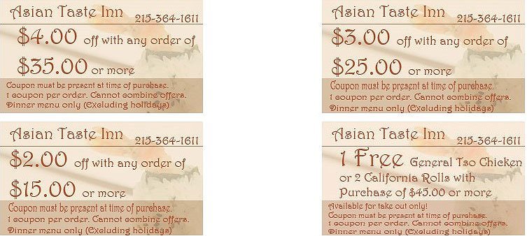 asian taste coupon code