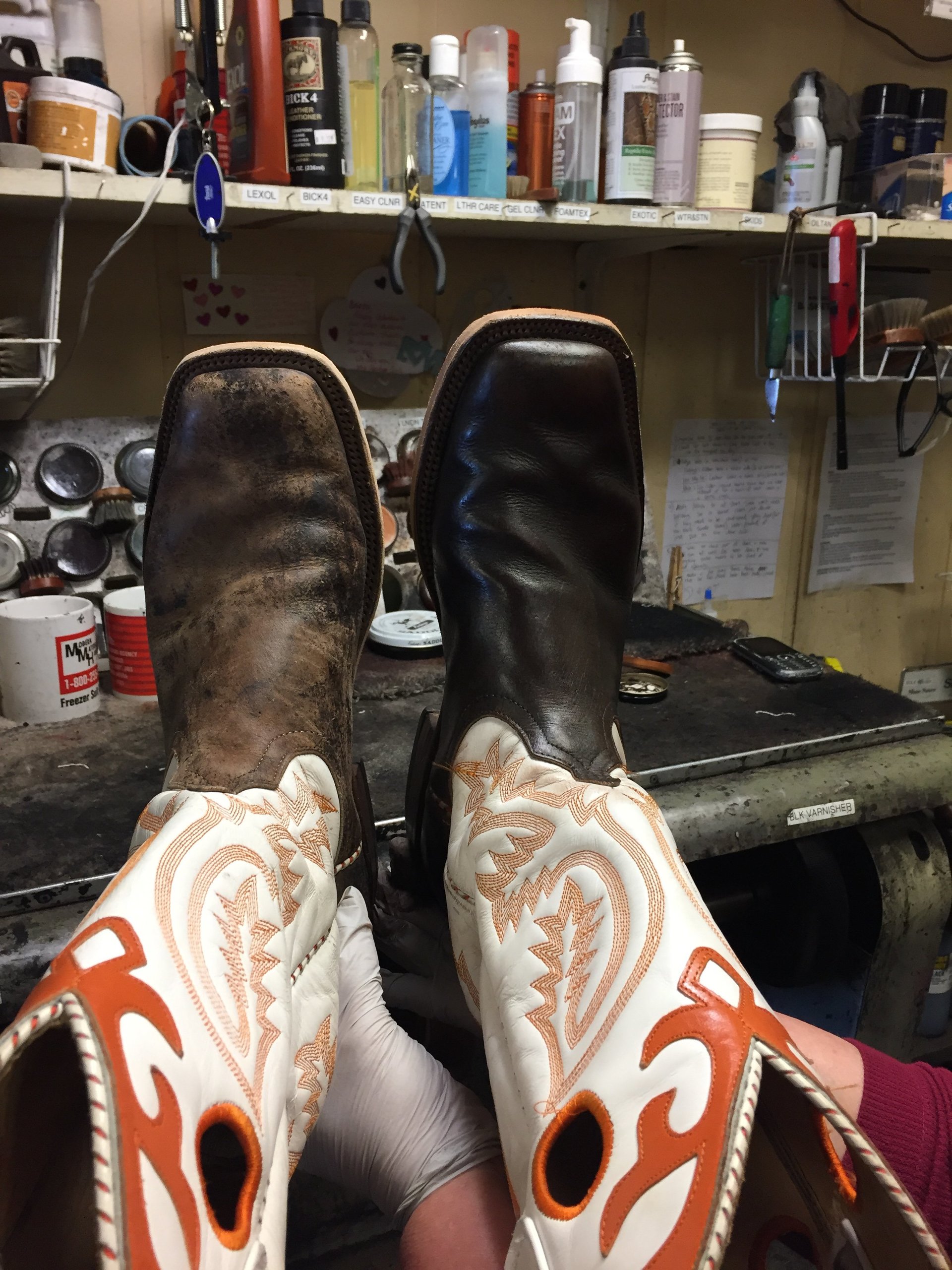 Ole's Boot & Shoe Repair Leather Repair Lincoln, NE