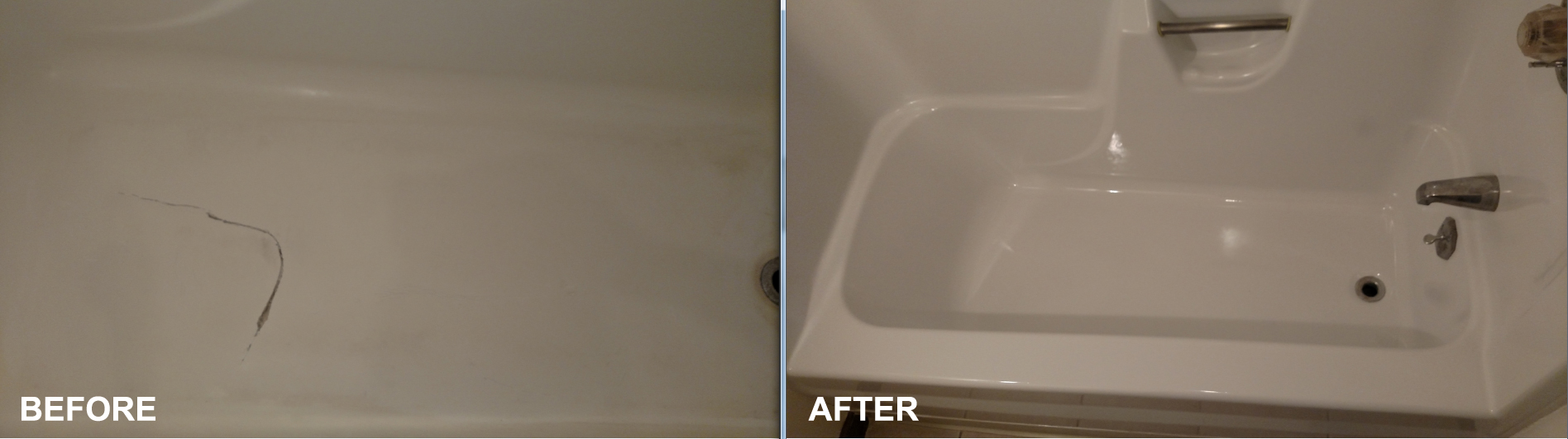 Fiberglass Service Bathtub Repairs Rochester, MN