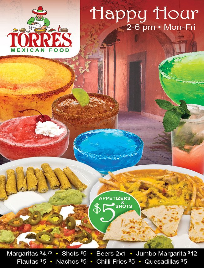 Bar Menu Happy Hour Denver, CO