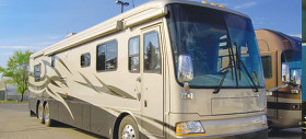 RV windshield