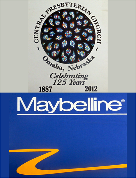 Two print banner