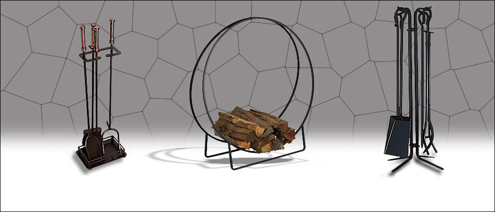 A fireplace accessories