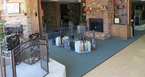Various fireplace accessories