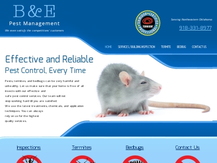 B&E Pest Management | Pest Control | Bartlesville, OK