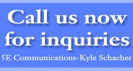 Communications - Amarillo, TX - 5e Communications-Kyle Schacher - Call us now for inquiries