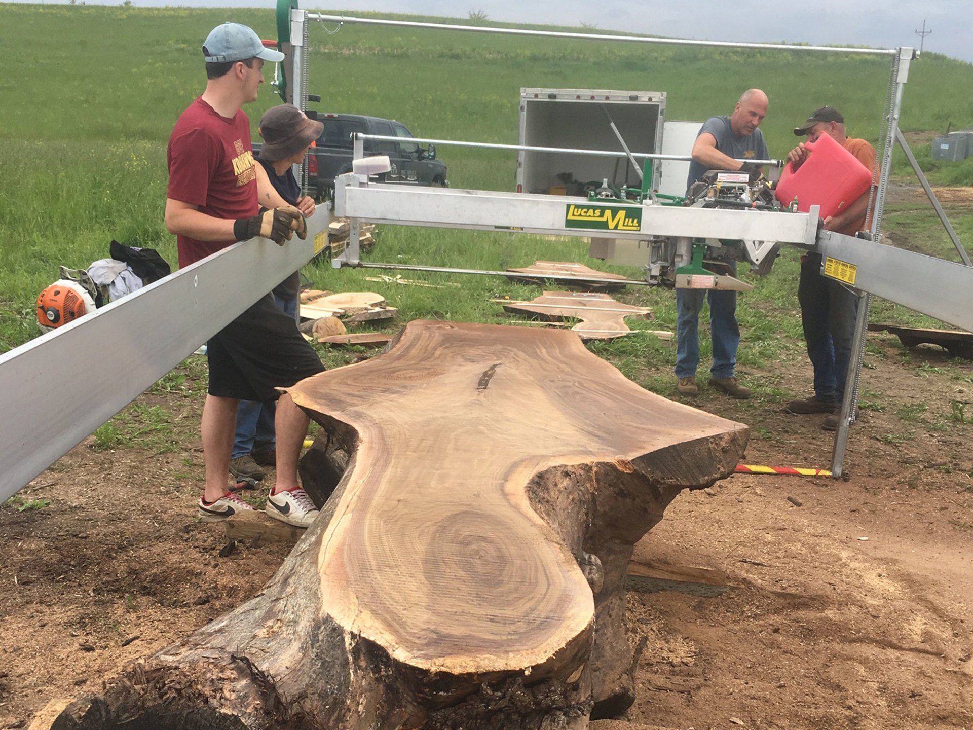 Cy's Tree Service Log Milling Gallery Anamosa, IA