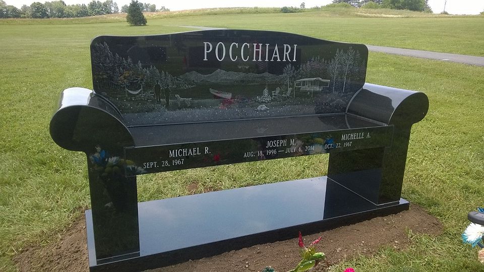 Graveside Bench Customized Bench Olympia, WA