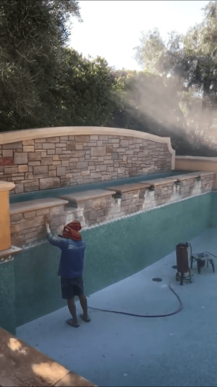 Pool Tile Cleaning Glass Tile Coachella Valley, CA