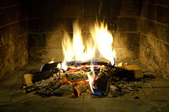 Inside Fireplace