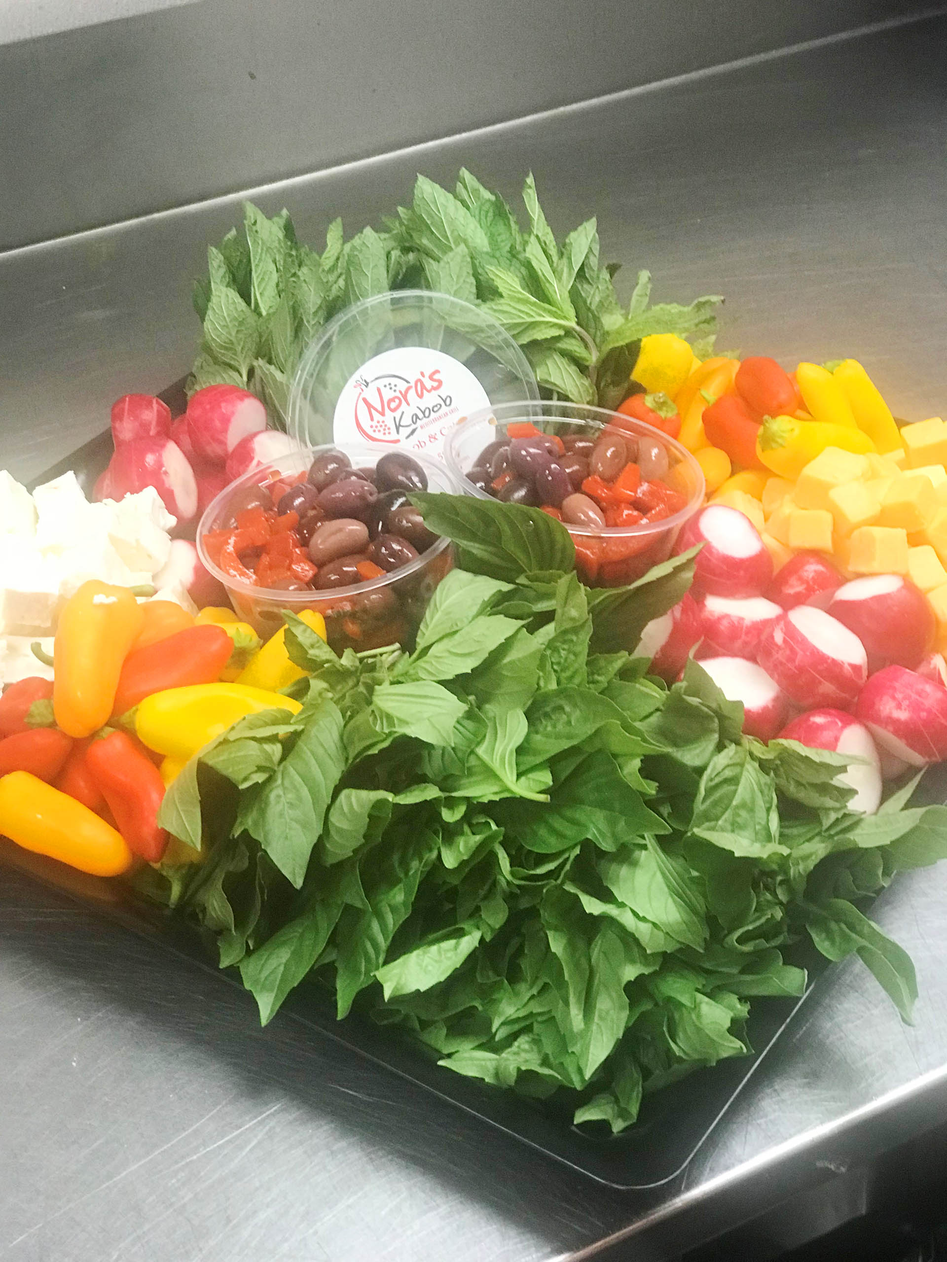 Nora's Kabob Catering Tray Menu Ellicott City, MD