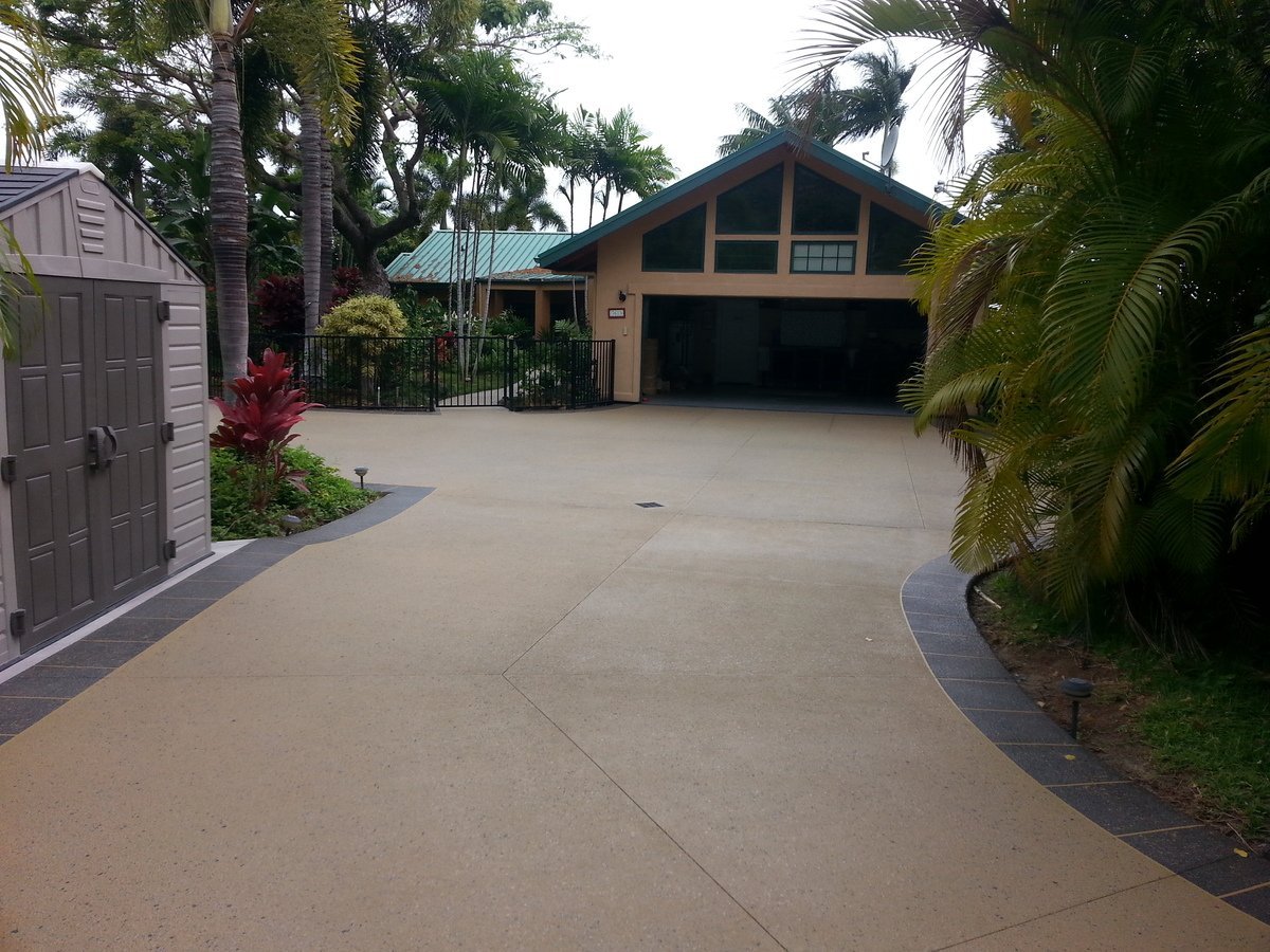 Concrete Technology of Hawaii Inc Driveways Gallery All Of Hawaii
