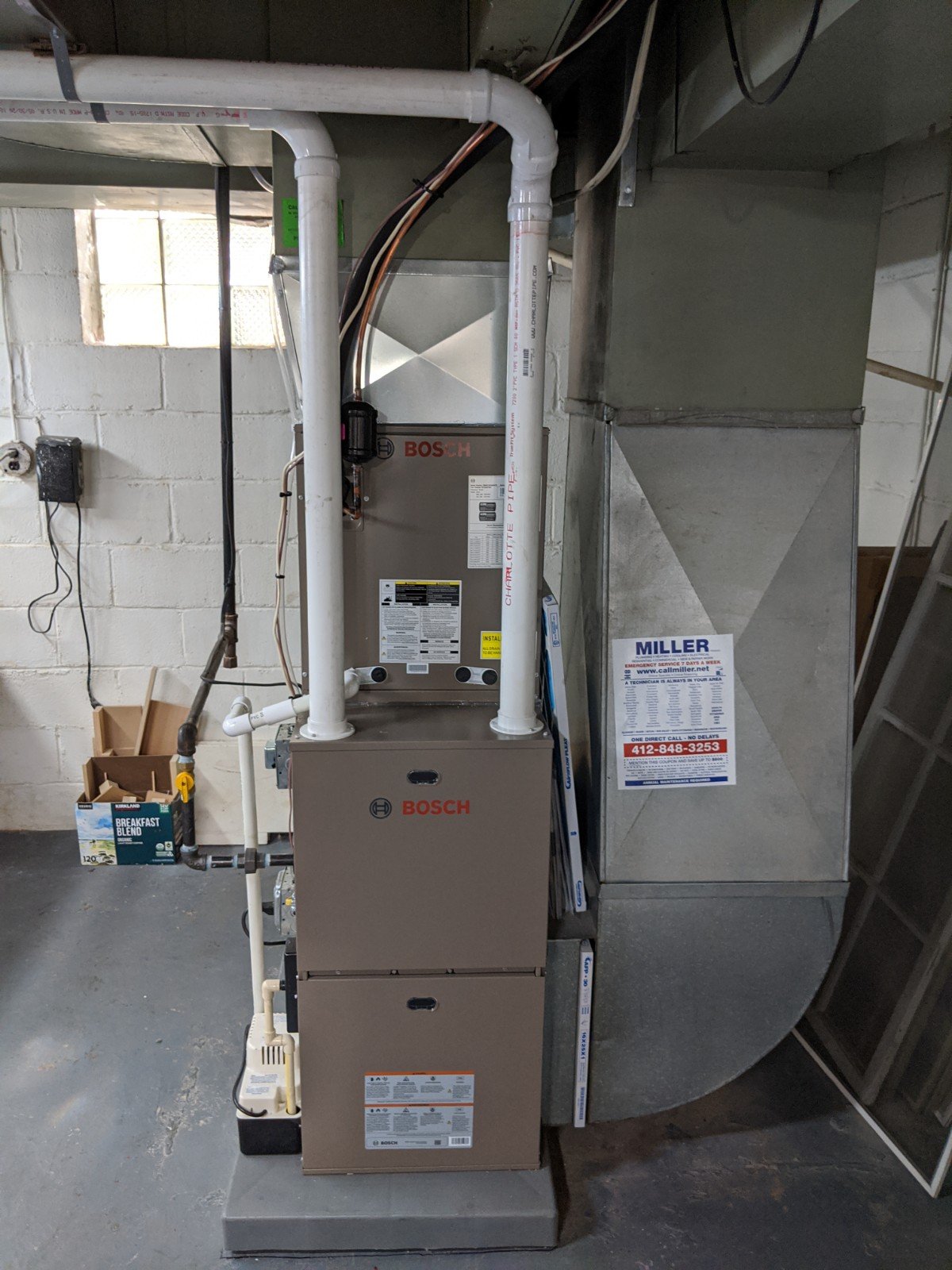 Bosch Inverter Heat Pump Heating System Installation Pittsburgh