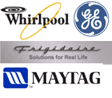 Whirlpool, GE, Frigidaire, Maytag