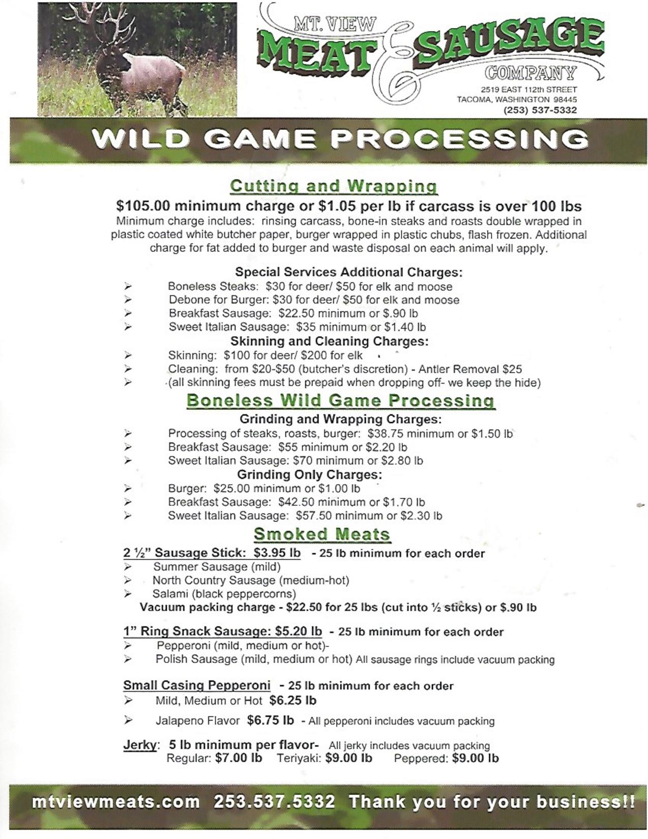 Meat Cleaning Meat Wrapping WA