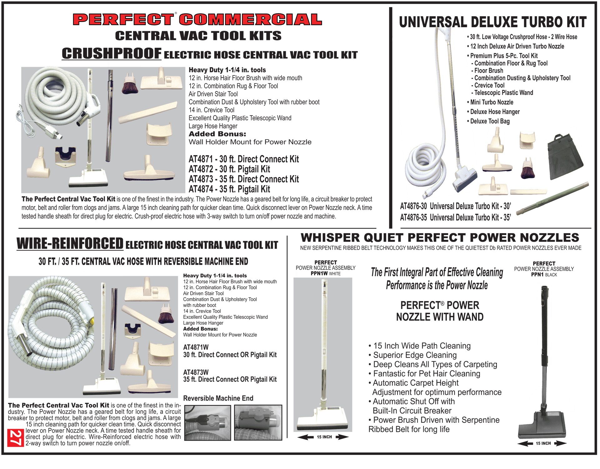 Central Vac Tool Kit