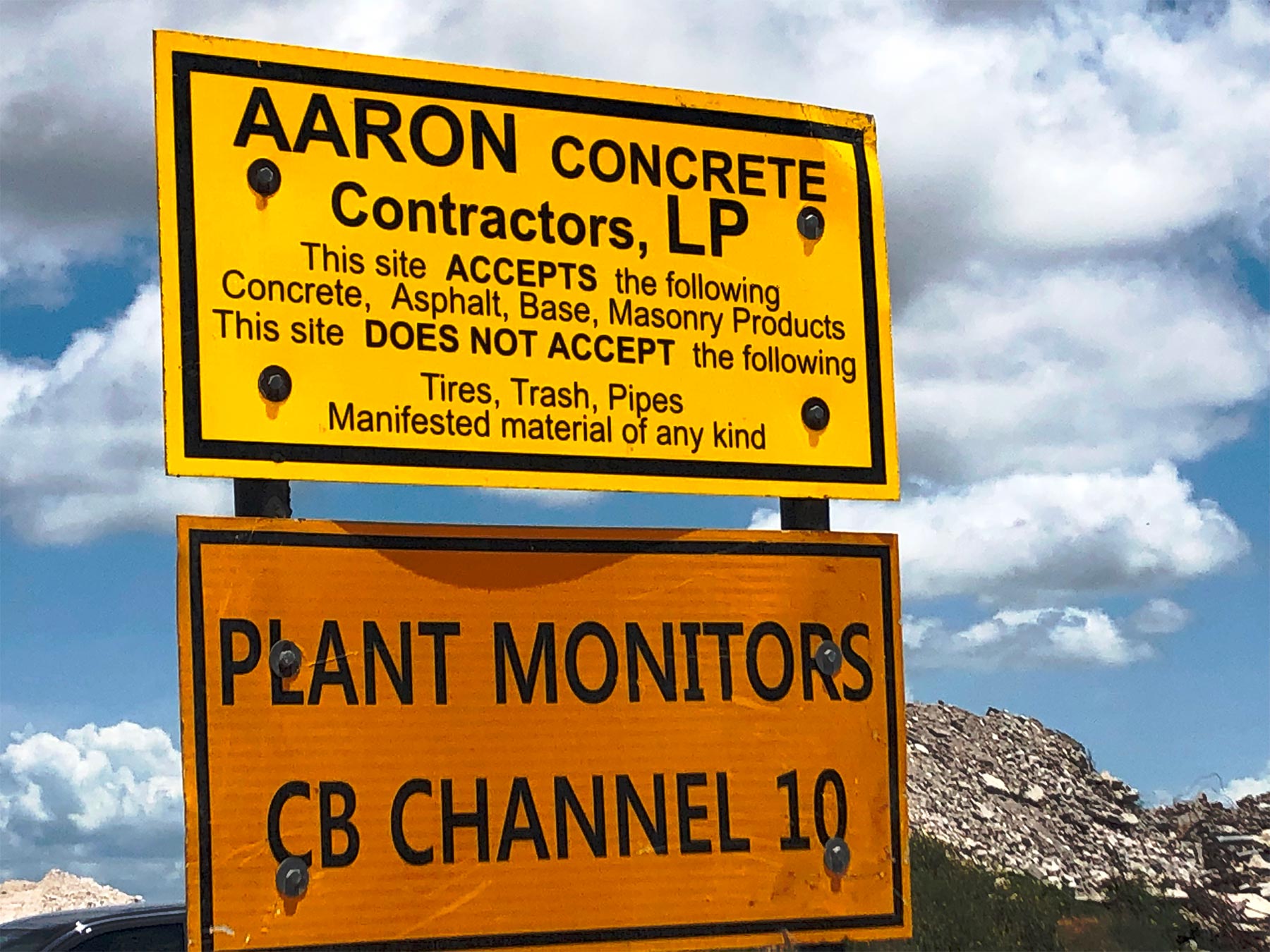 About Aaron Concrete Contractors Concrete Recycling Austin