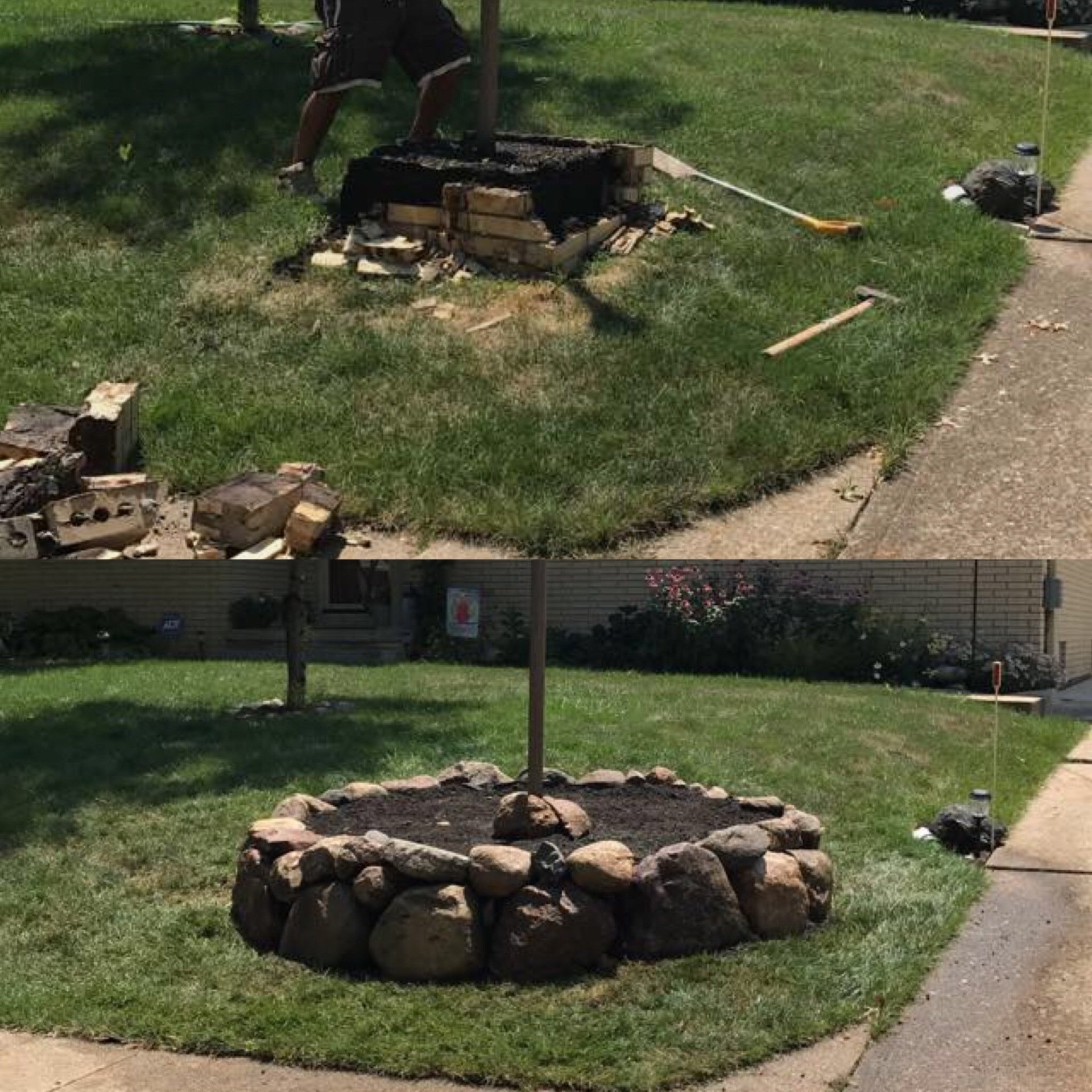 Solid Rock Landscaping LLC Tree Rings Portfolio West Des Moines