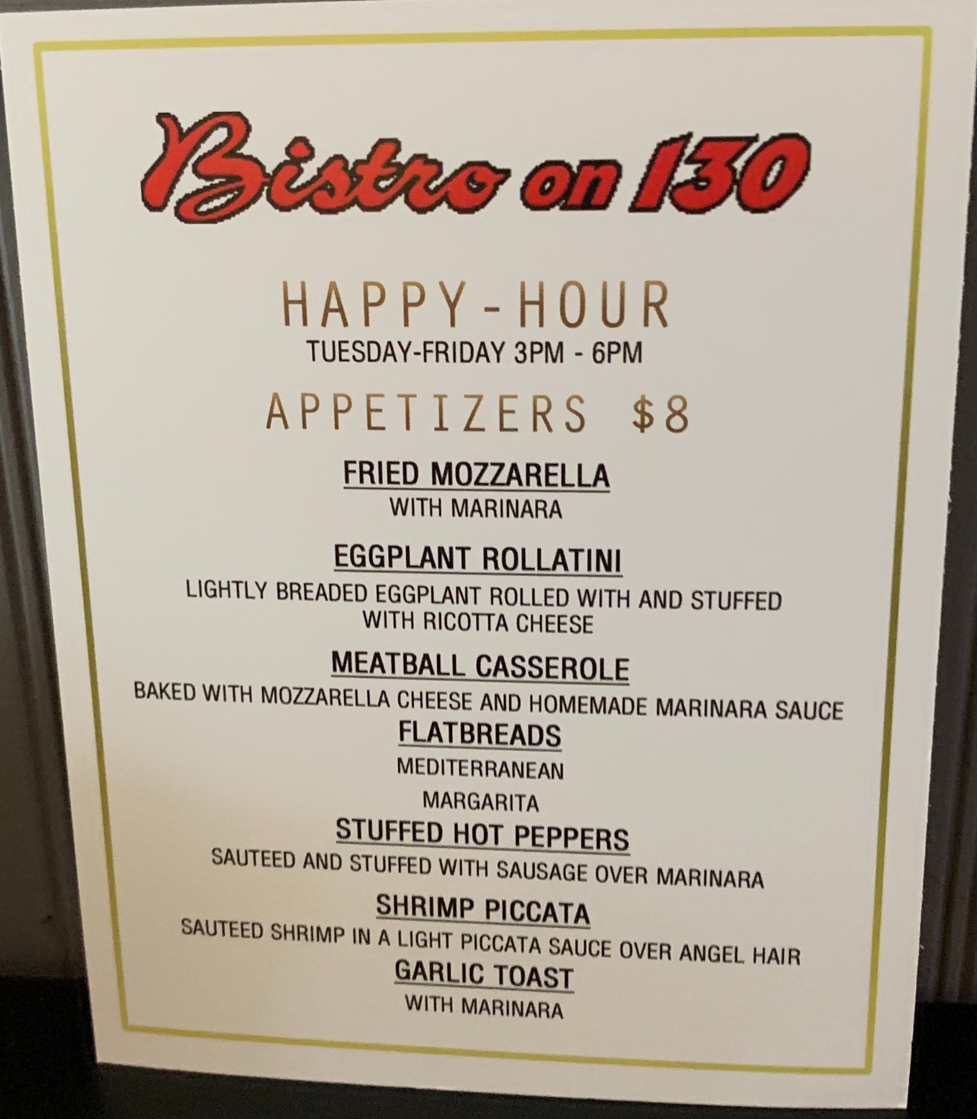 Happy Hour Event Catering Middleburg Heights