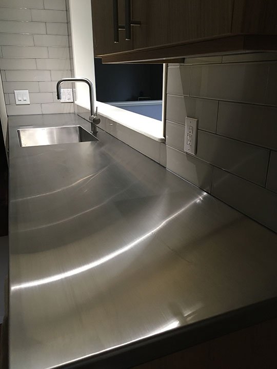 Stainless Steel Countertops Bellingham WA Custom Kitchen & Bathroom