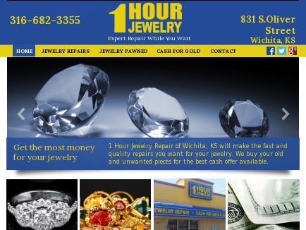 1 Hour Jewelry Repair Jewelry Repairs, Pawn & Cash for Gold Wichita, KS
