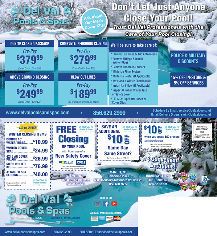 Del Val Pools & Spas Swimming Pools Turnersville, NJ