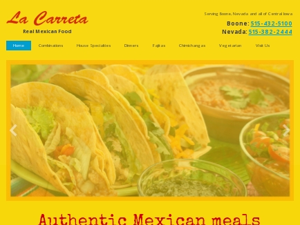 La Carreta | Mexican Restaurant | Boone, IA
