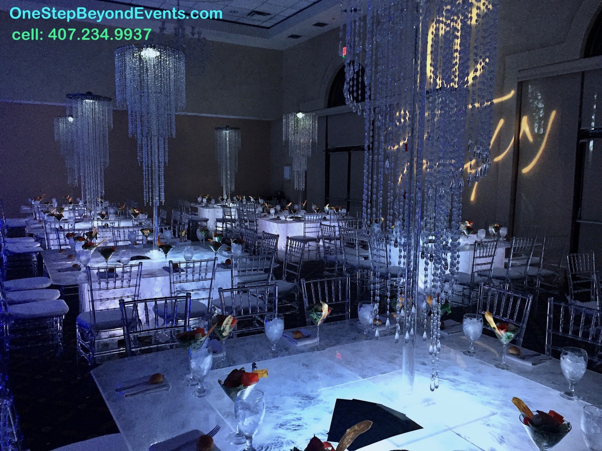 One Step Beyond Events Led Light Up Glow Table Rentals Orlando