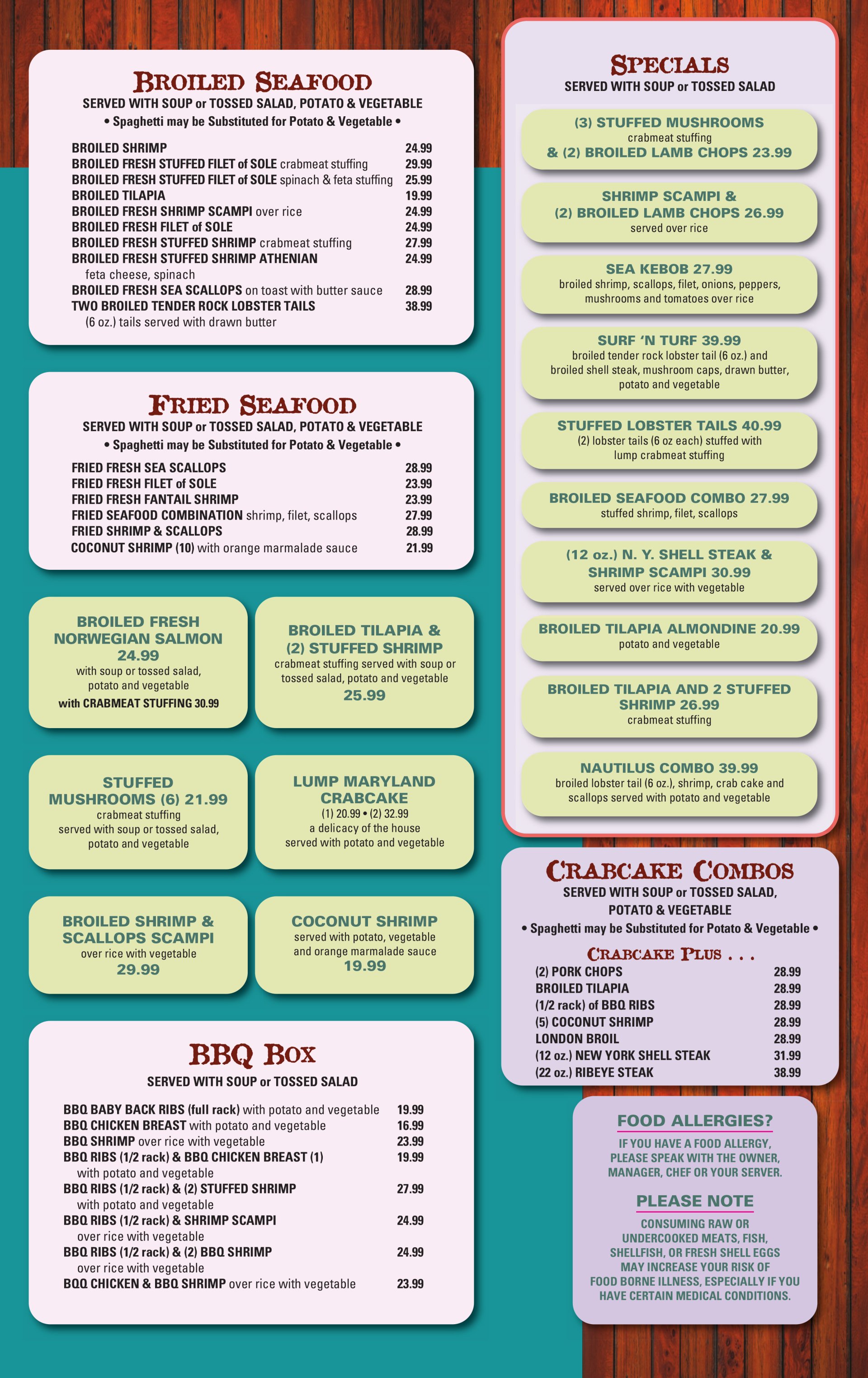 Nautilus DinerRestaurant Crofton Menu Crofton, MD