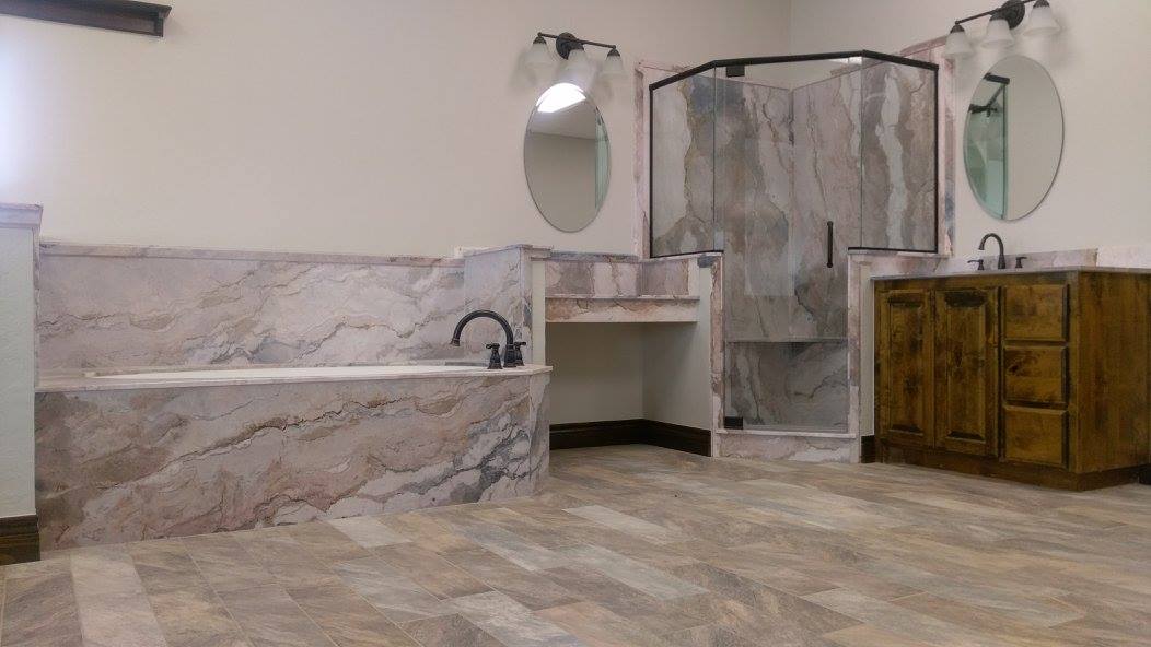 Custom Marble Custom Tub Deck Amarillo, TX