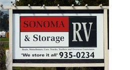 RV Storage - Sonoma, CA - Sonoma RV Storage