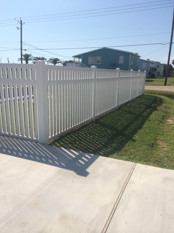 Vinyl Fence Pool Fence Custombuilt Galveston, TX