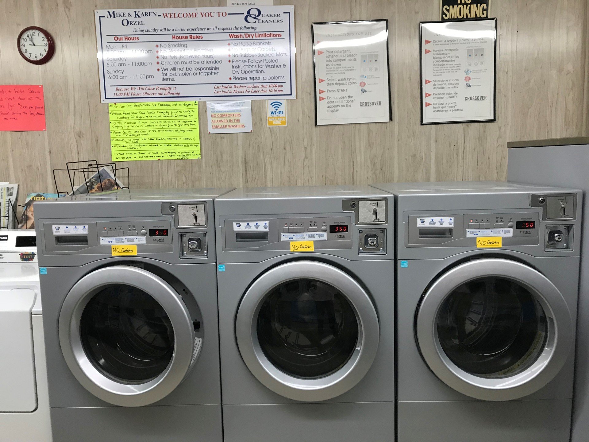 Laundromat Service Laundry Services Quakertown, PA