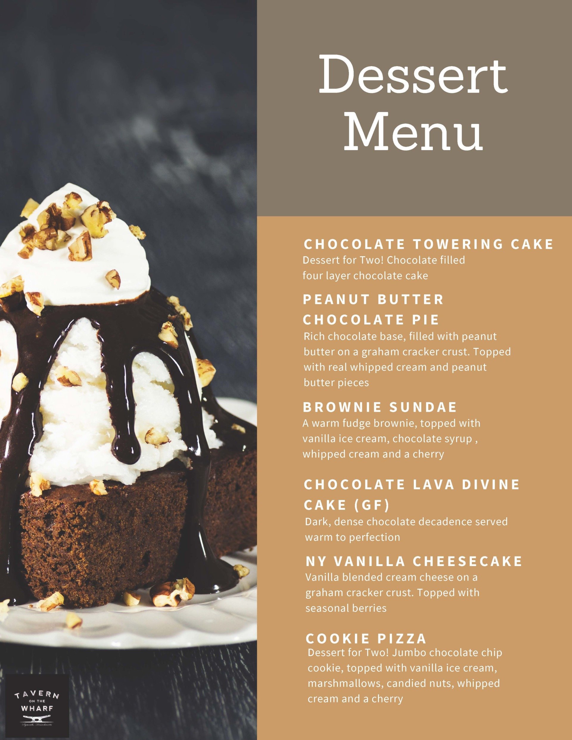 DESSERT MENU