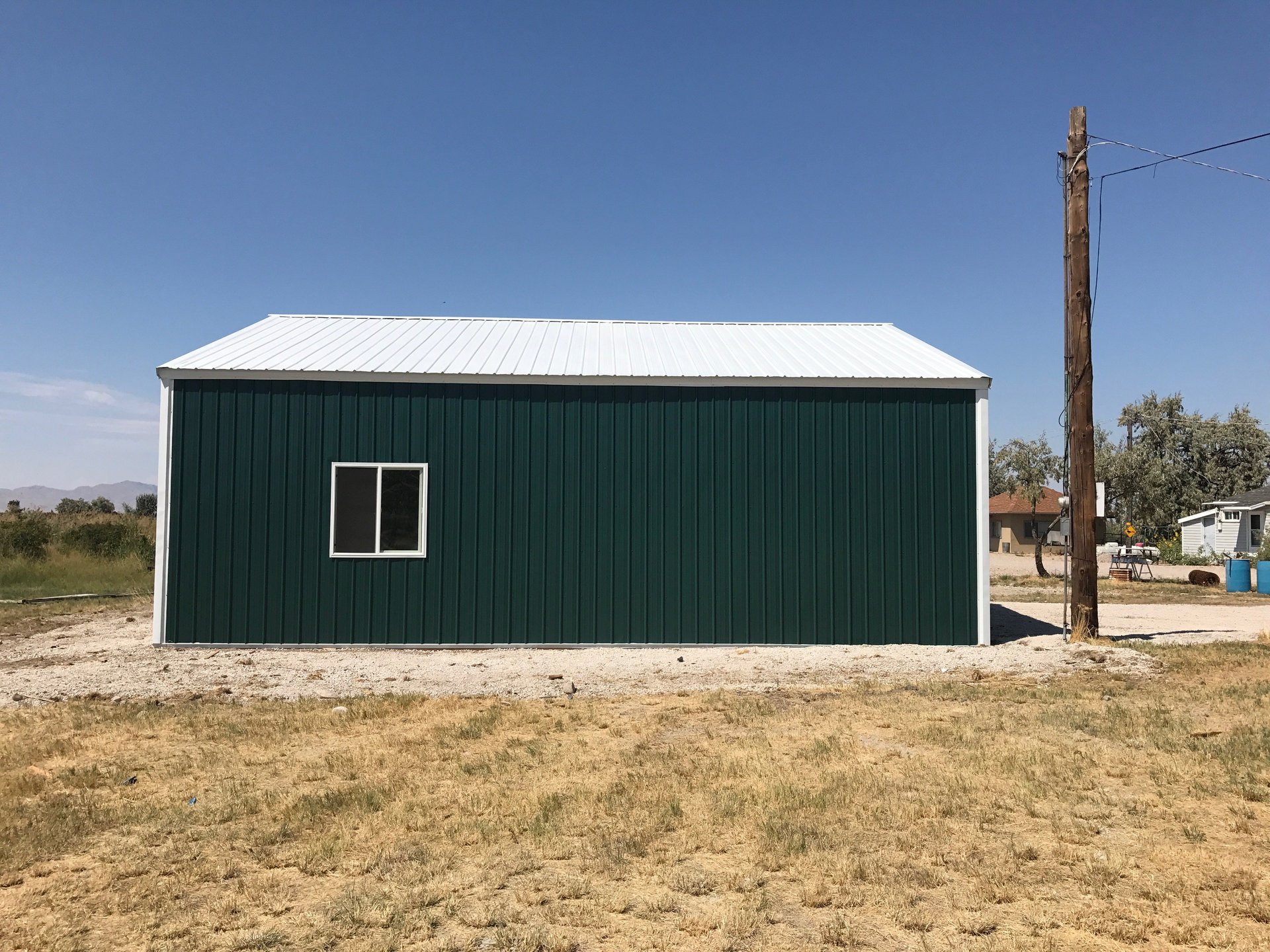 32x36 pole barn - north salt lake, ut