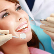 Smiling patient 