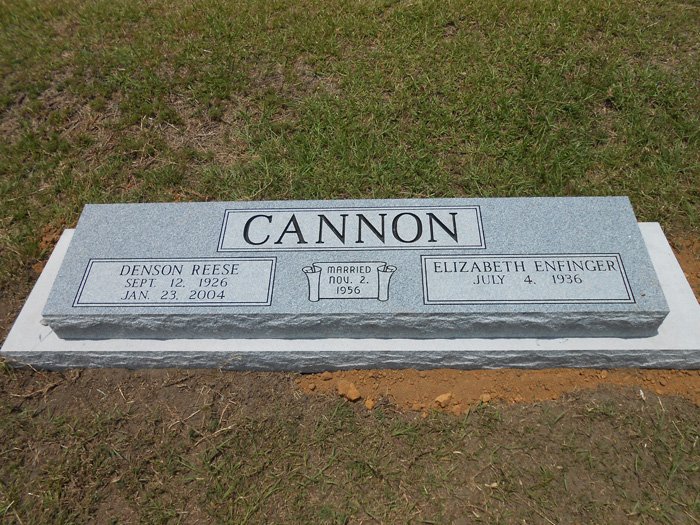 Ingram Memorial Co. Inc. Double Memorials Photo Gallery Dothan