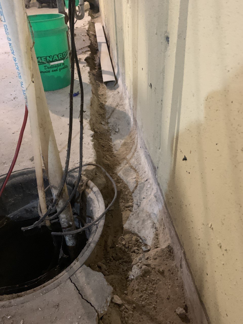 Drain Tile System Basement Flood Prevention Janesville, WI Madison, WI