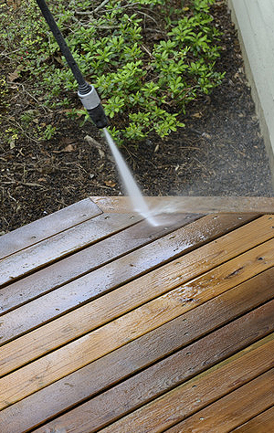 Deck power washing