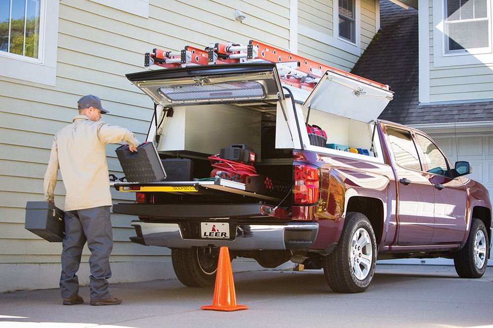 Custom built Commercial grade HDU Aluminum truck caps.