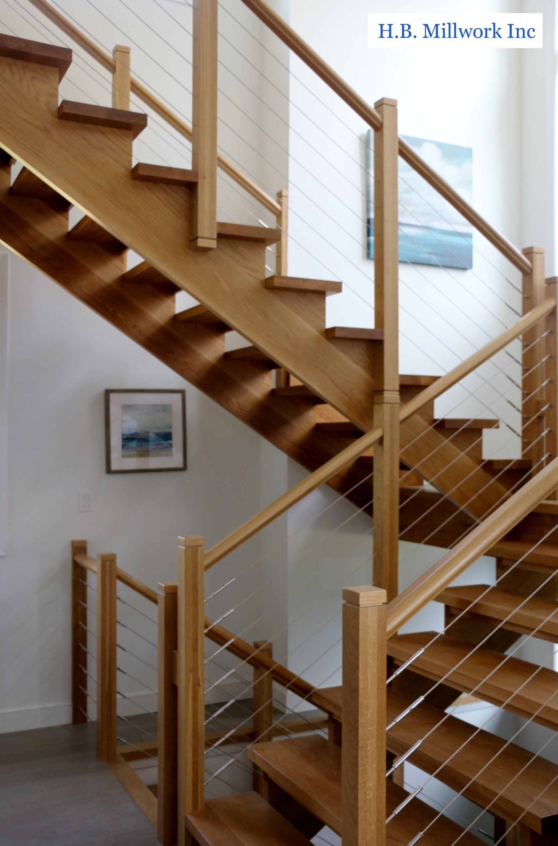 HB Millwork Inc. Stairs & Handrail Gallery | Yaphank, NY