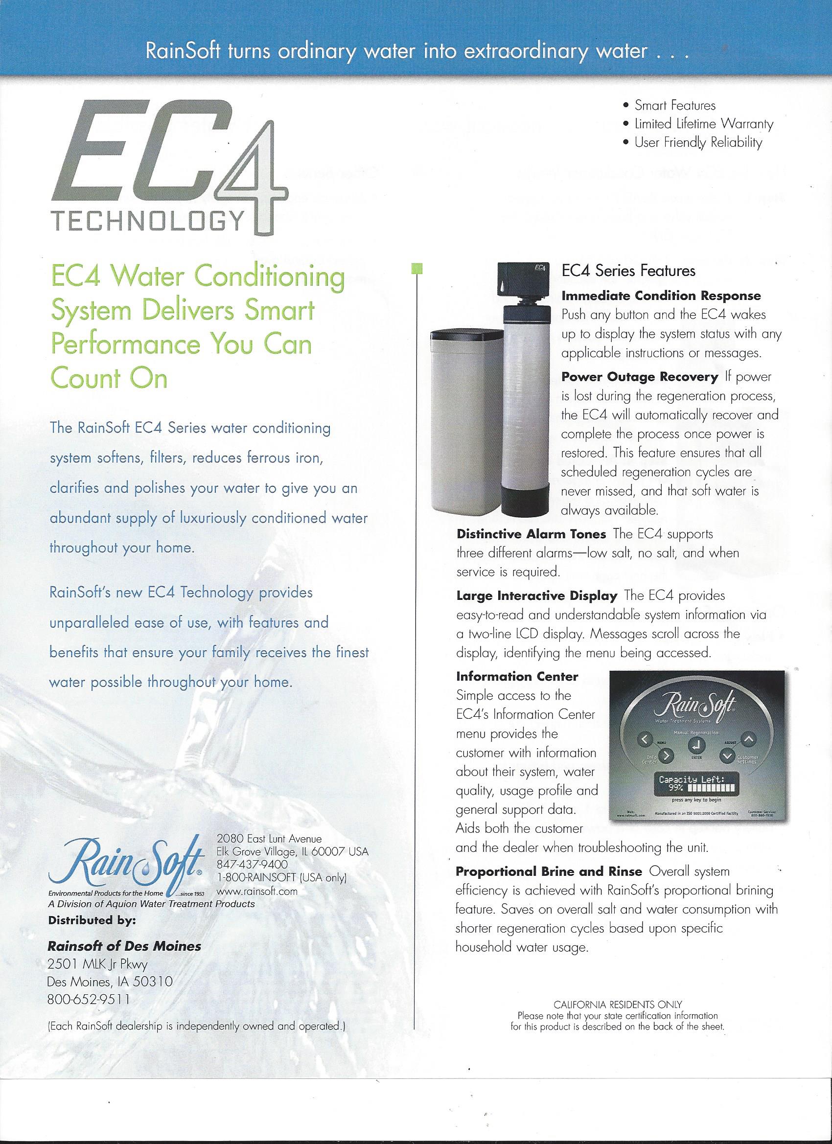 Water Conditioning Systems Water Softening Des Moines IA