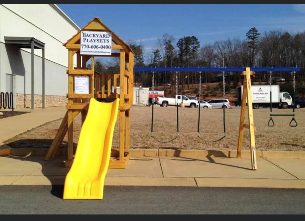 Backyard Playsets Building Delivery Cartersville