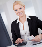 Woman accountant
