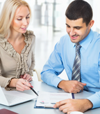 Guy with an accountant