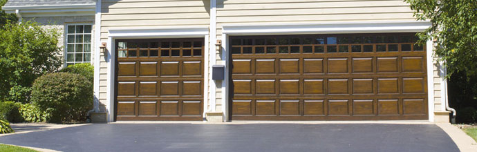 Residential garage doors