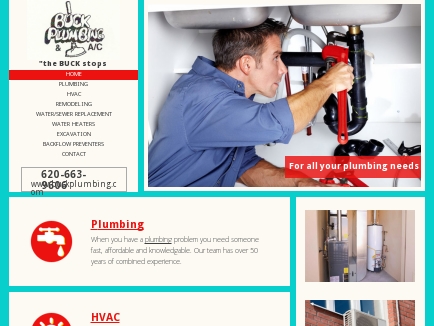 Buck Plumbing. - Plumbiing Services | Hutchinson, KS