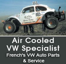 Auto Parts - Yucca Valley, CA - French's VW Auto Parts & Service - Auto - Air Cooled VW Specialist